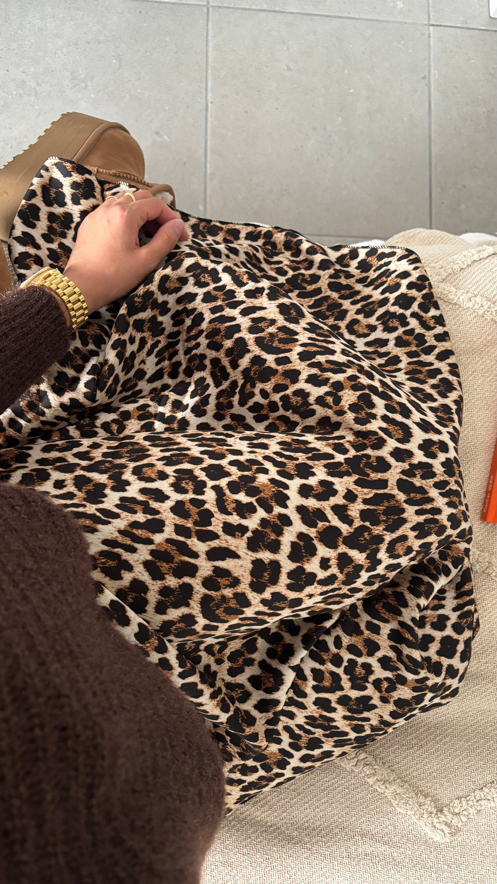 Jupe léopard