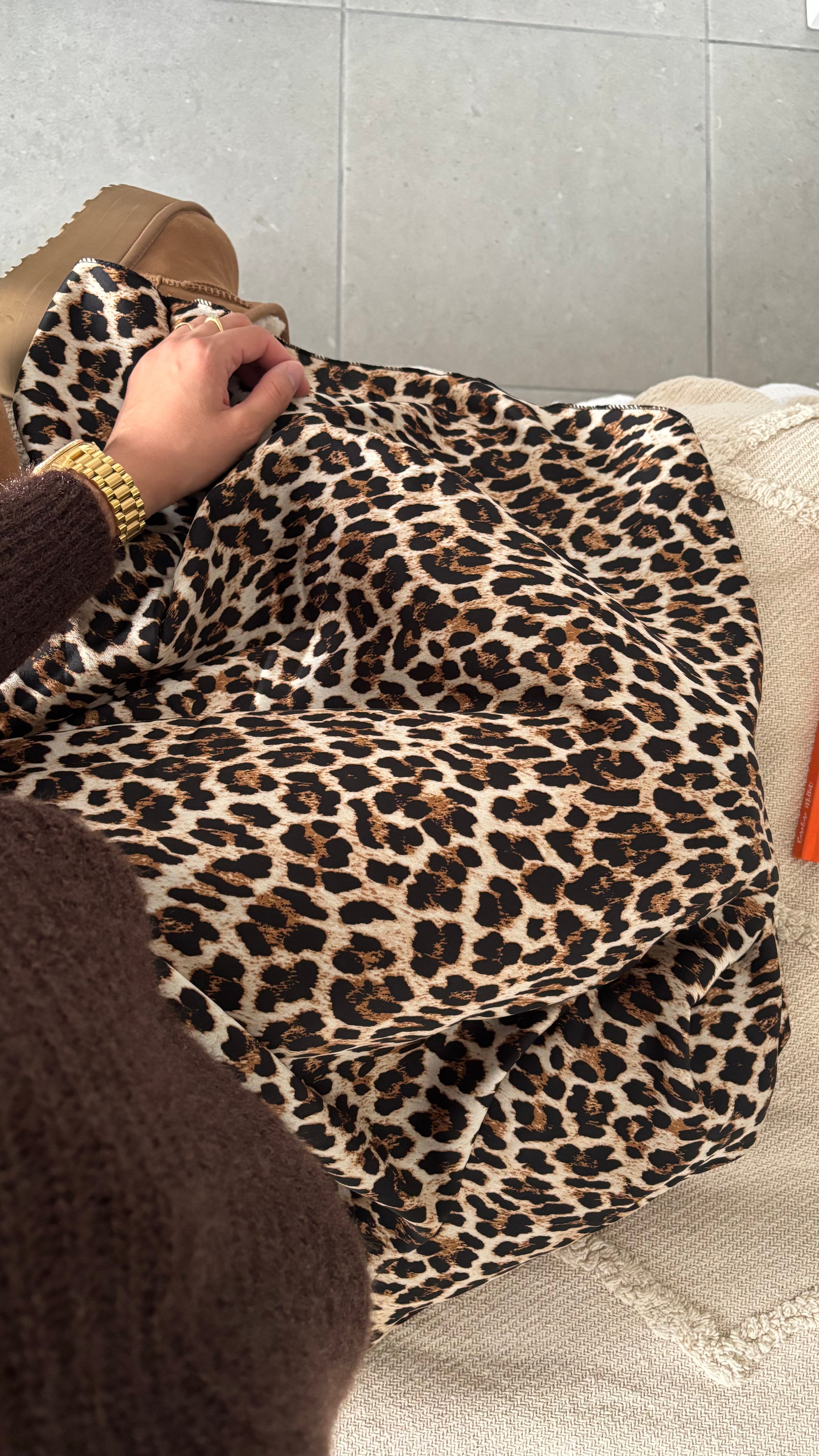 Jupe léopard
