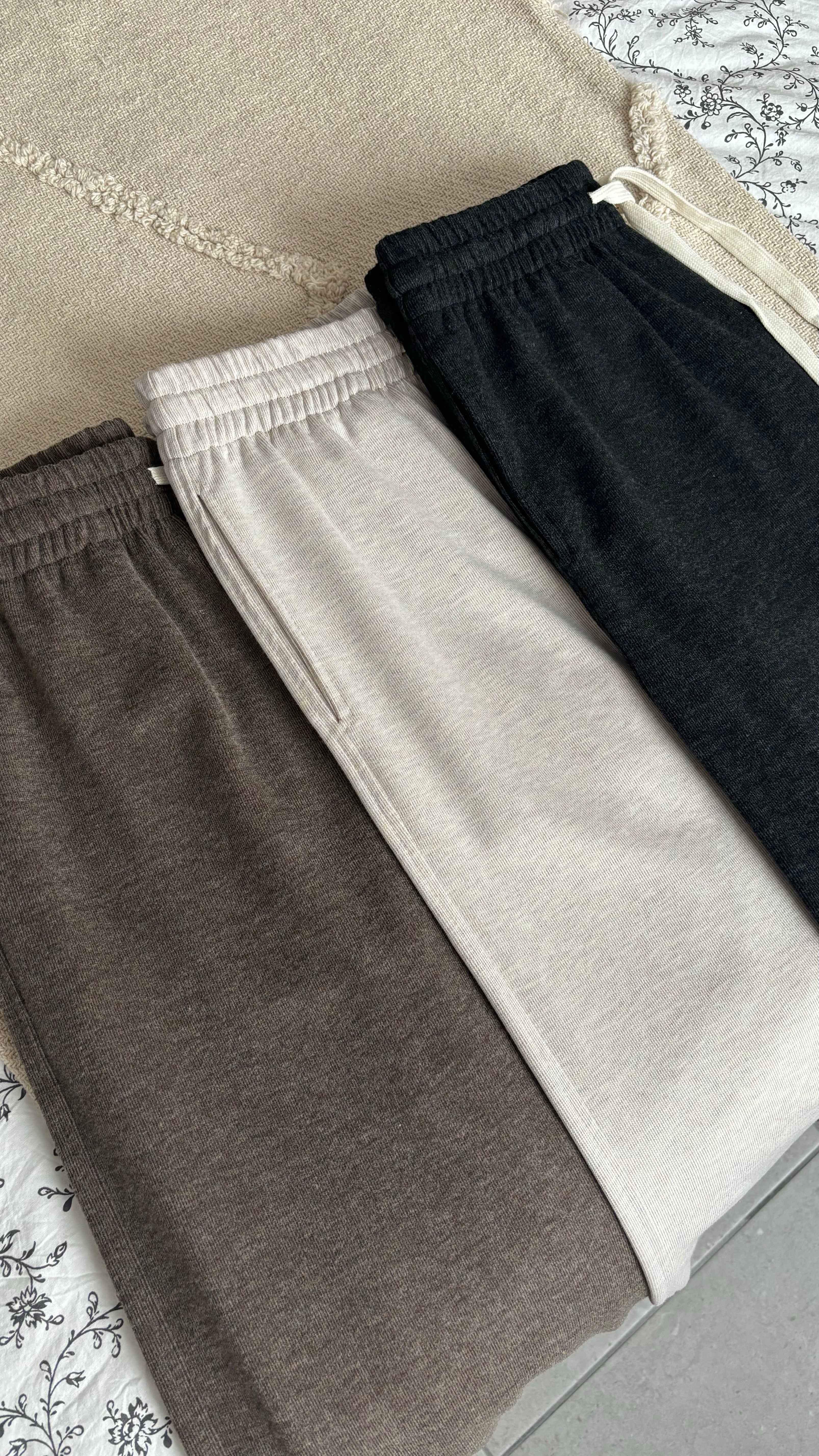 Pantalon large style jogging